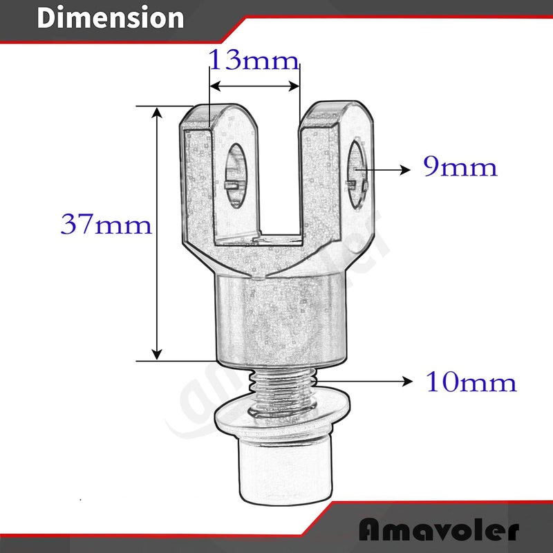 amavoler Motorcycle Foot Pegs Mount Supports Footrest Mounting Clevis Hardware Kit for Softail FXST Low Rider Sport Glide Dyna FXR FX(chrome) - Image 2